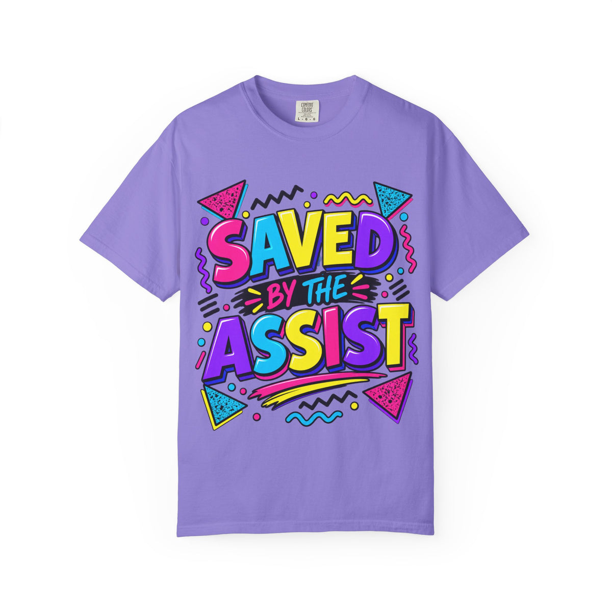 Saved By The Assist T-Shirt — Retro 80s/90s Style