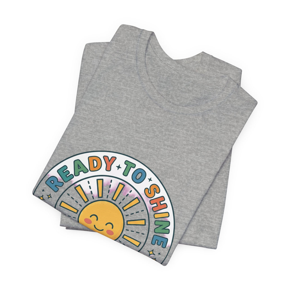 Ready to Shine Sun Graphic Tee | First Day of School, Grade Personalization