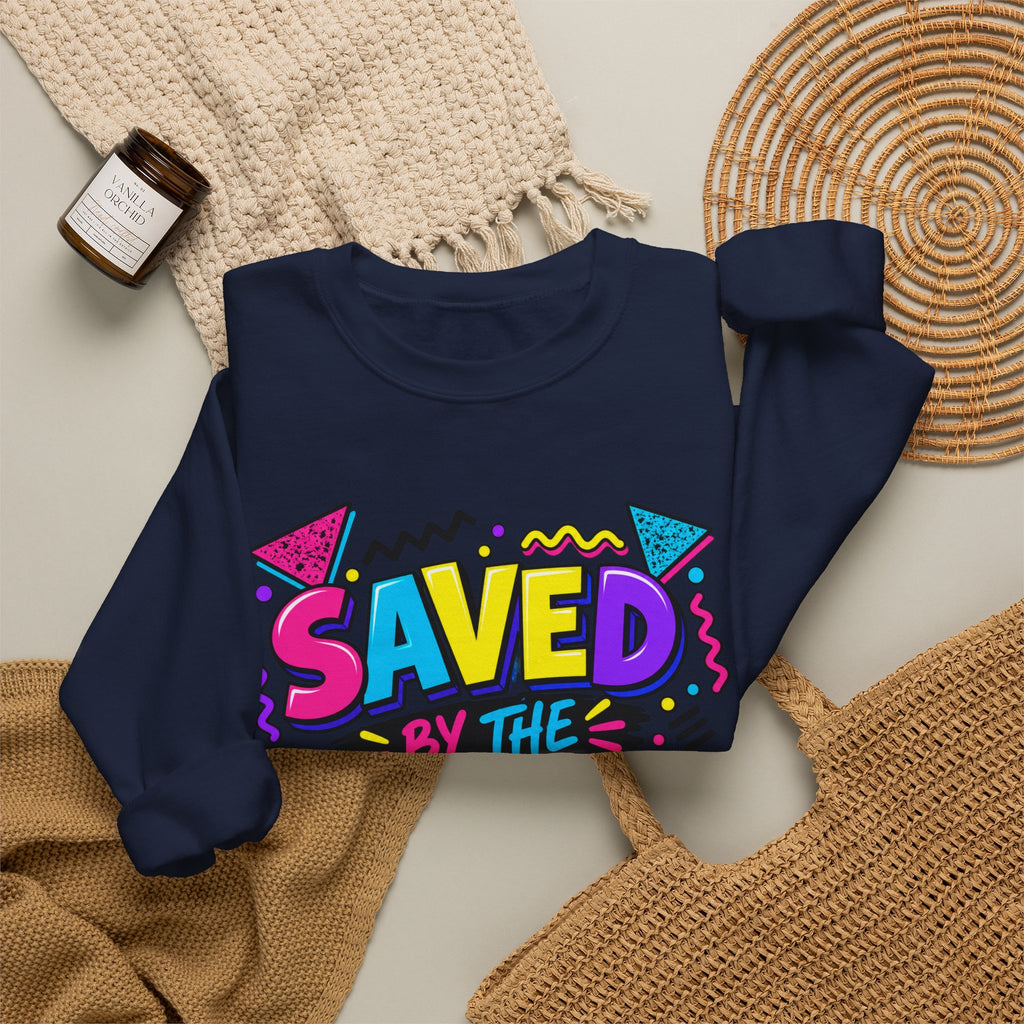 Saved by the Assist Crewneck Sweatshirt — Funny 80s/90s Retro