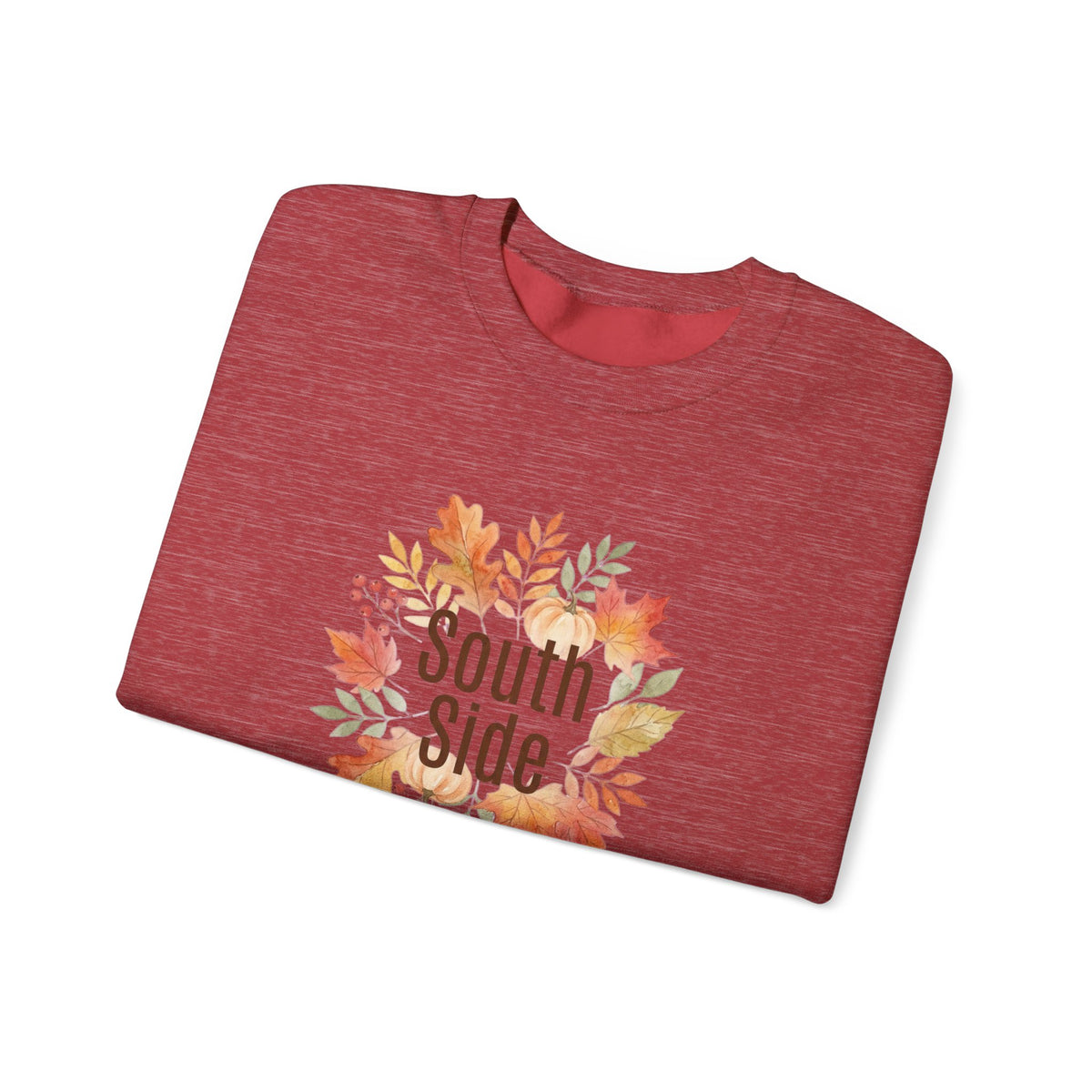 South Side Fall Leaves Crewneck Sweatshirt | Thanksgiving, Harvest