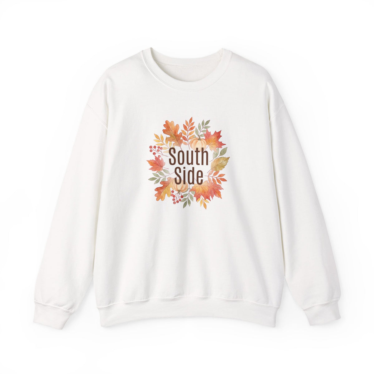 South Side Fall Leaves Crewneck Sweatshirt | Thanksgiving, Harvest