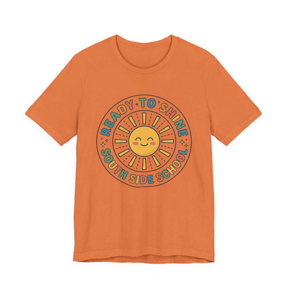 Ready to Shine Sun Graphic Tee | First Day of School, Grade Photo Shirt