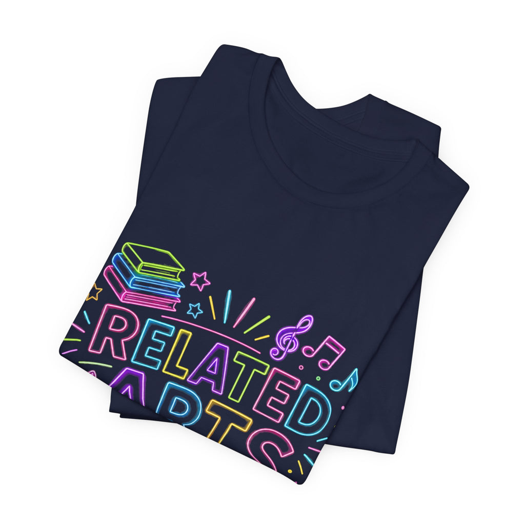Related Arts T-Shirt — Pastel School Subjects Graphic Tee