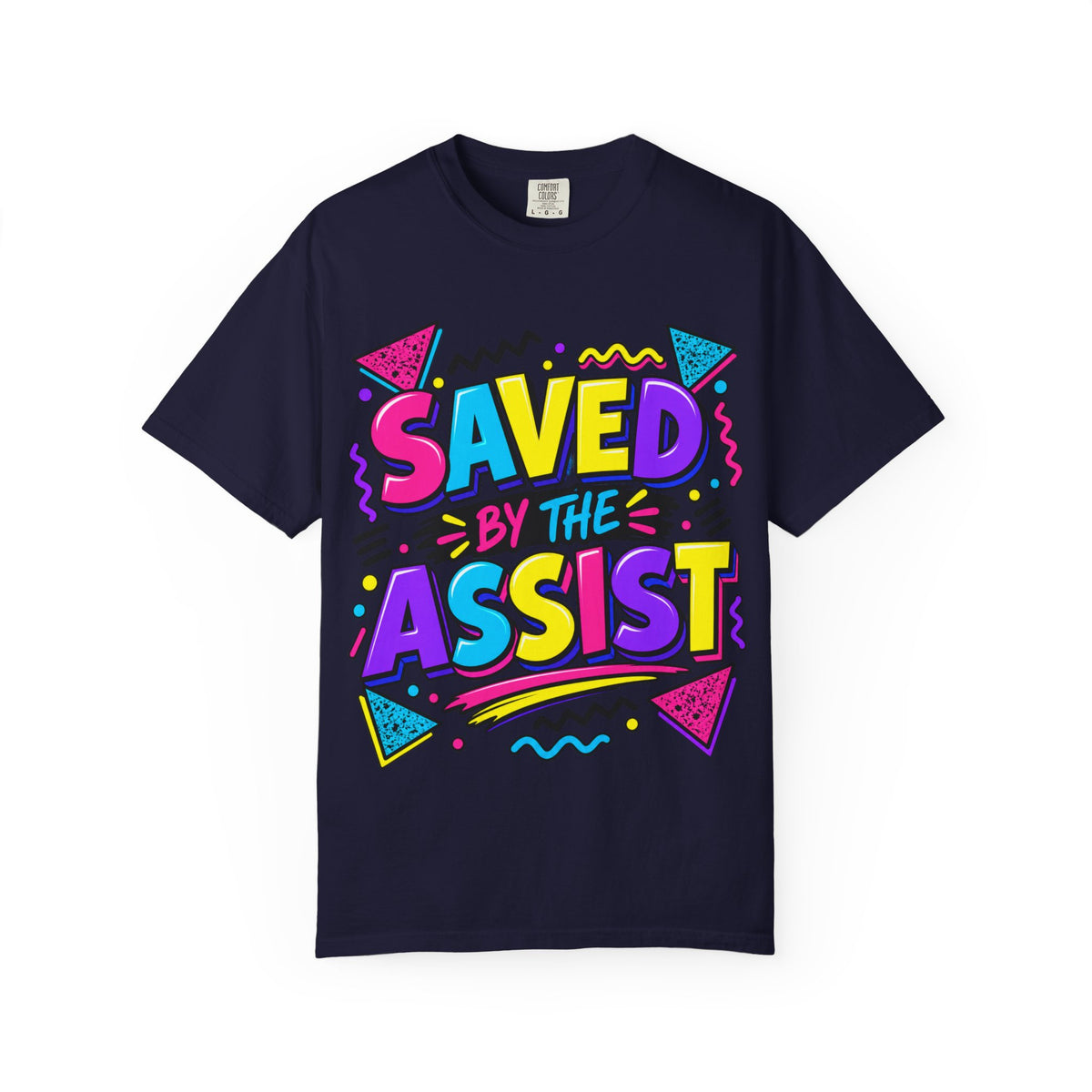 Saved By The Assist T-Shirt — Retro 80s/90s Style