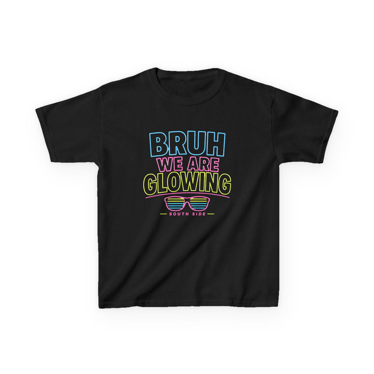 Kids T-Shirt - "Bruh We Are Glowing"