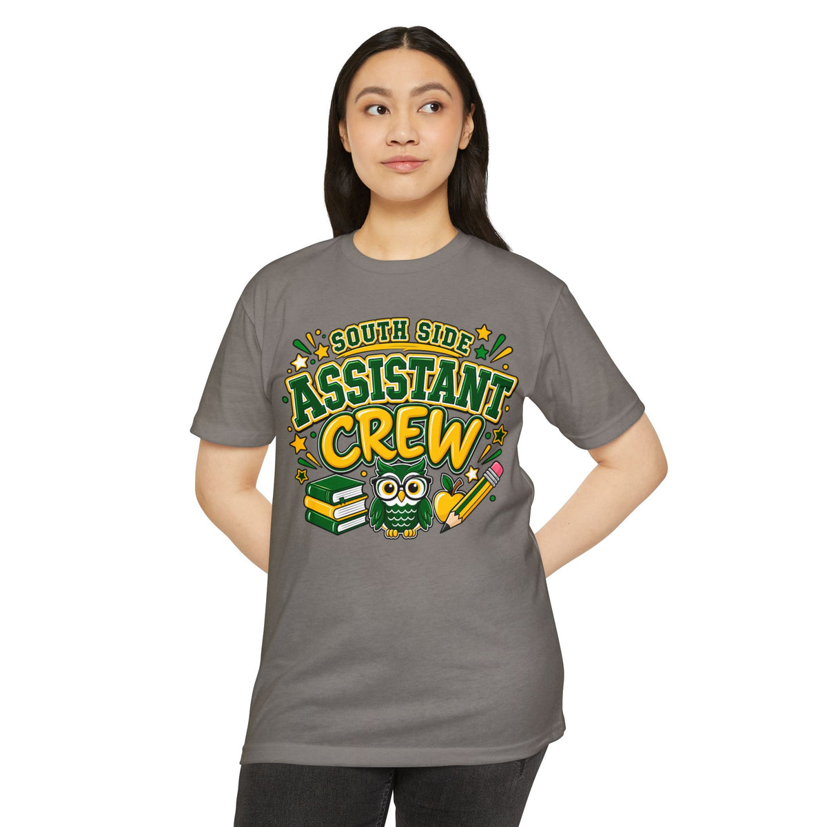 Assistant Crew T-Shirt – South Side School Owl Design