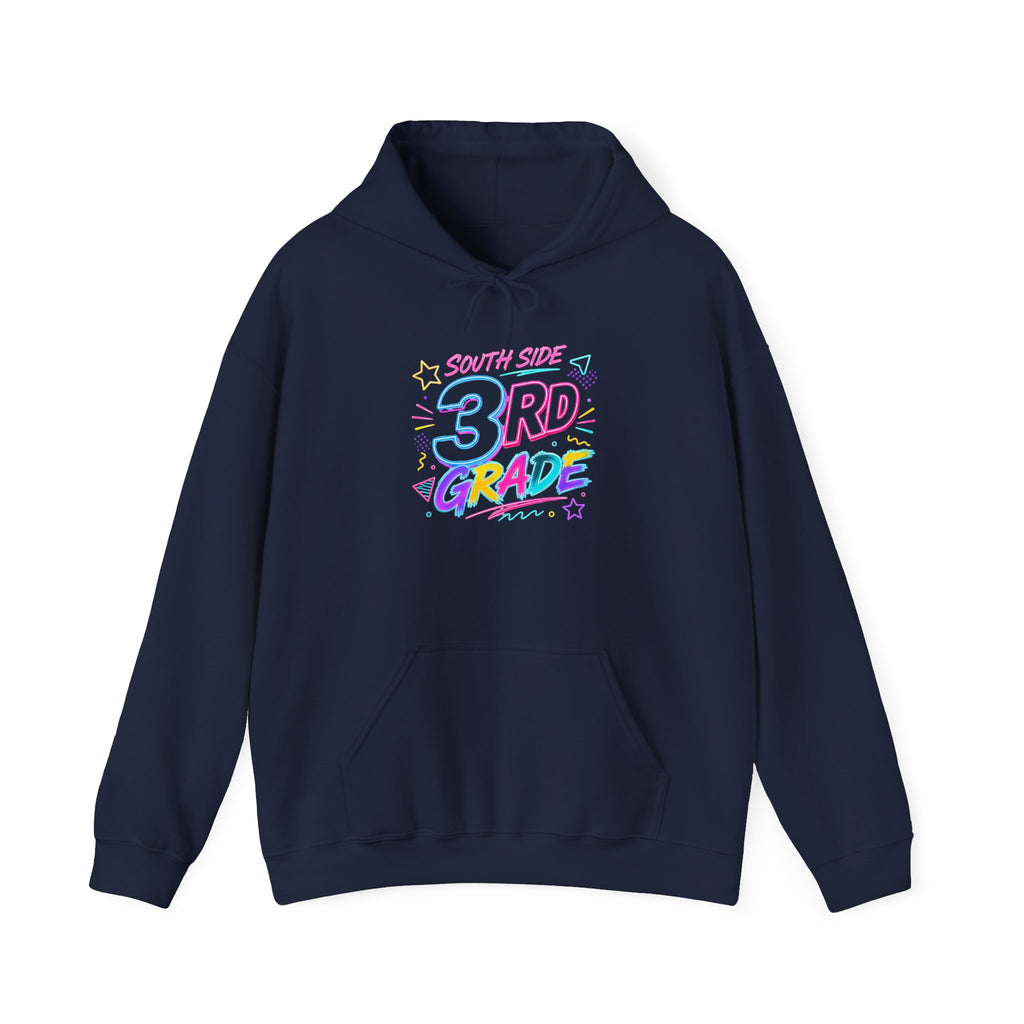 3rd Grade Hoodie — Colorful Back-to-School Kids Sweatshirt