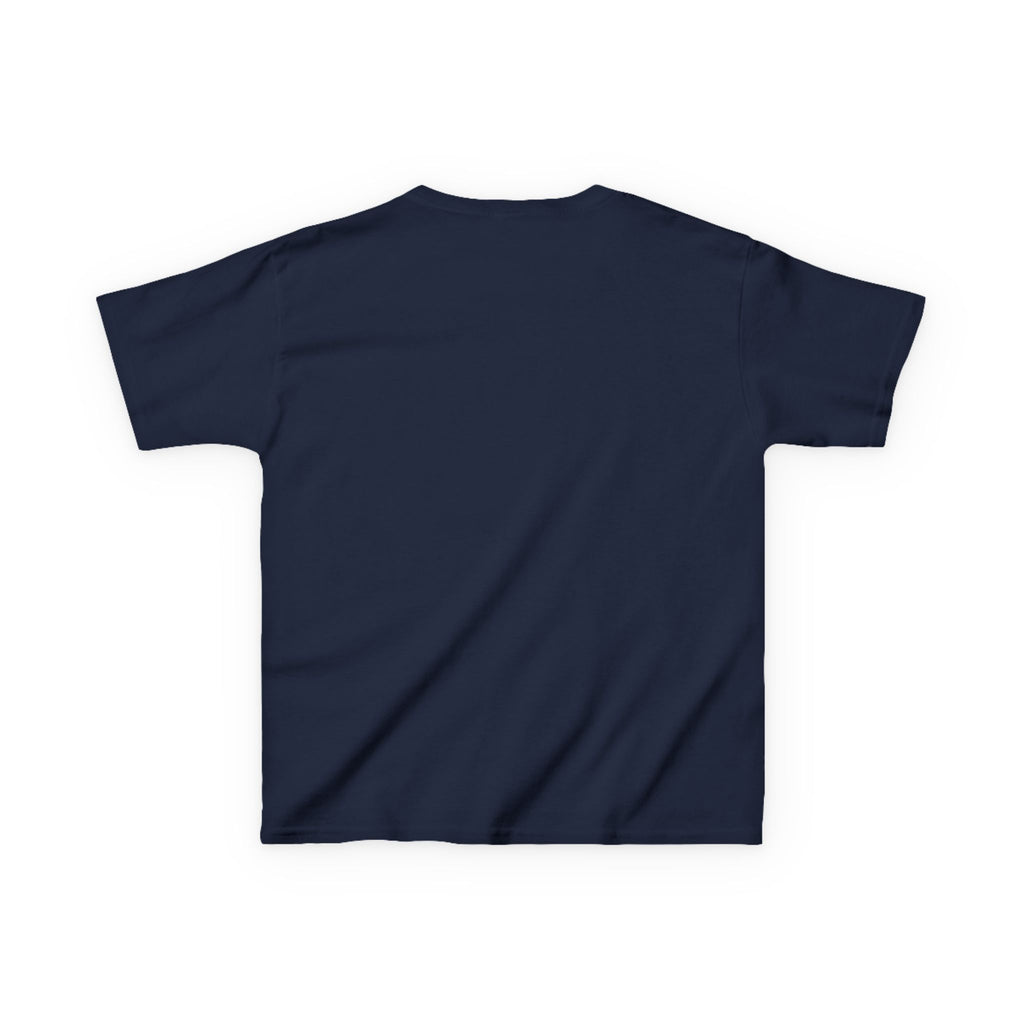 Kids T-Shirt — "Read More, Glow Brighter" Neon Bookworm Graphic
