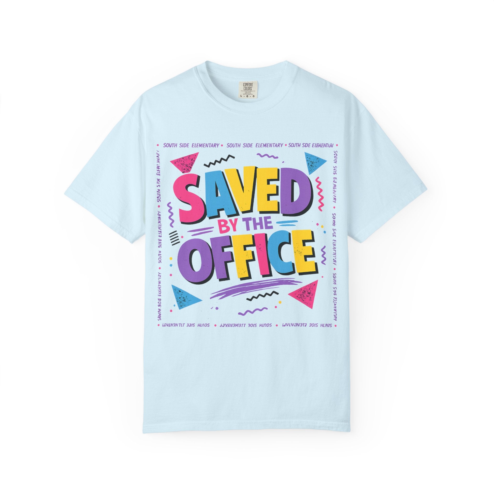 Saved By The Office T-Shirt — 90s Retro Graphic Tee for Office Fans