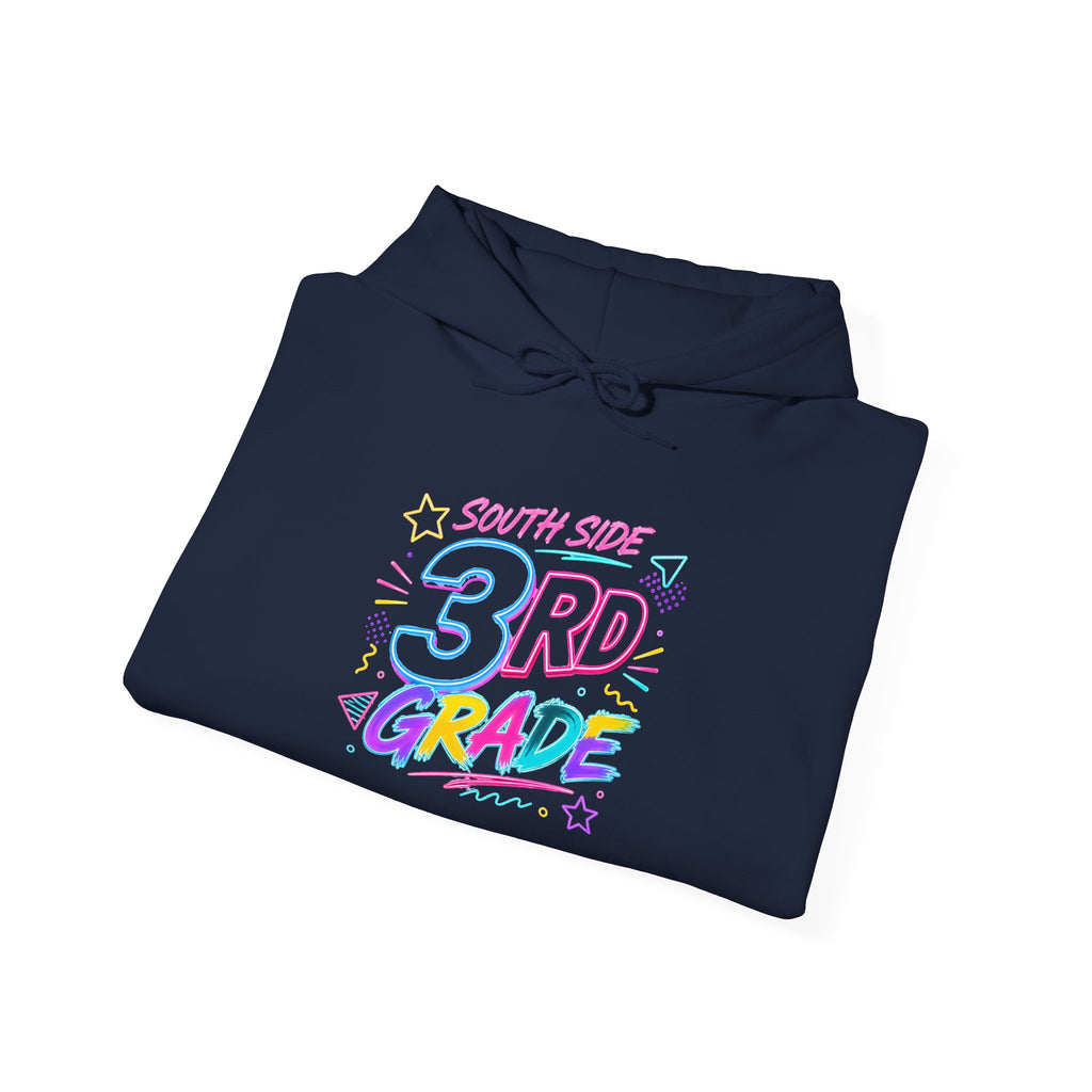 3rd Grade Hoodie — Colorful Back-to-School Kids Sweatshirt