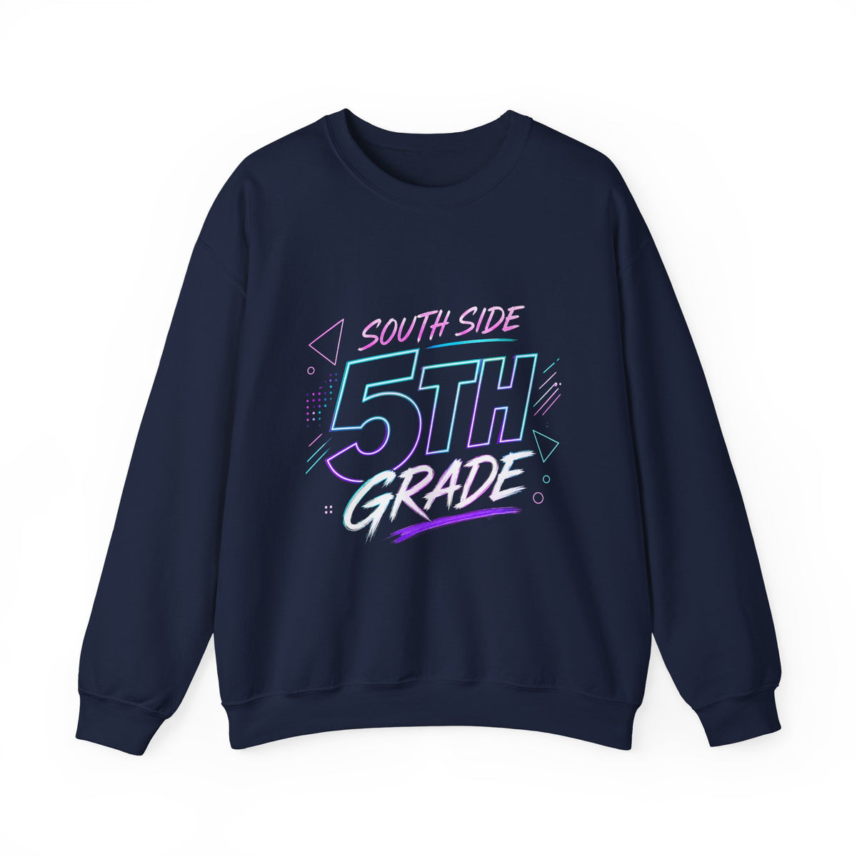 South Side 5th Grade Crewneck Sweatshirt — Retro Pastel School Spirit