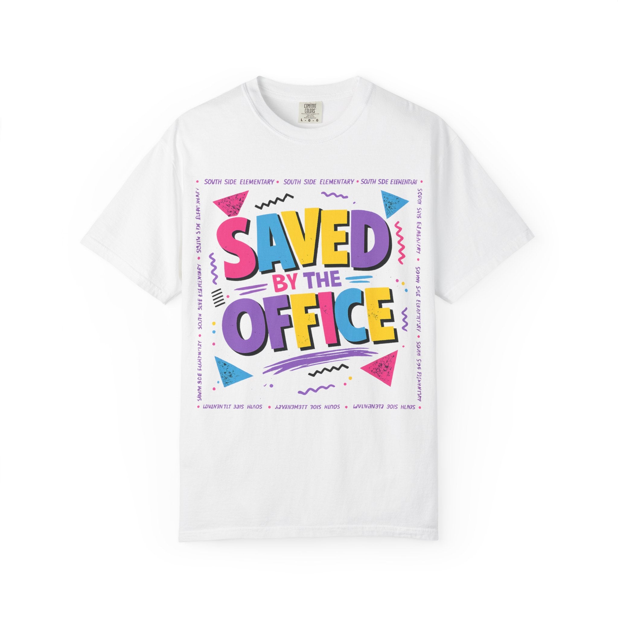 Saved By The Office T-Shirt — 90s Retro Graphic Tee for Office Fans