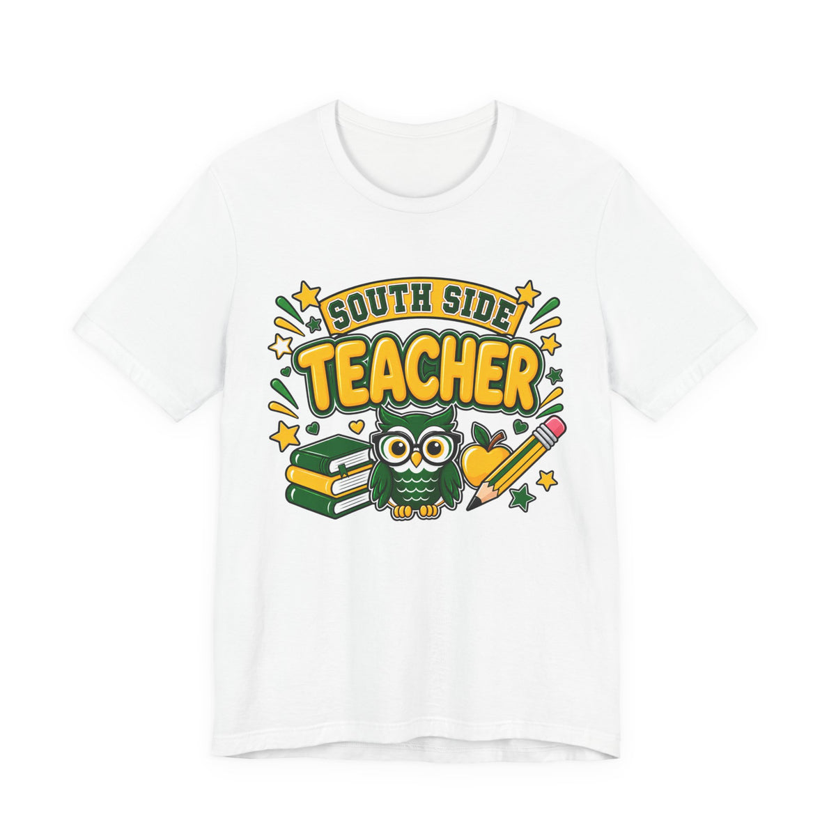 South Side Teacher T-Shirt — Cute Owl
