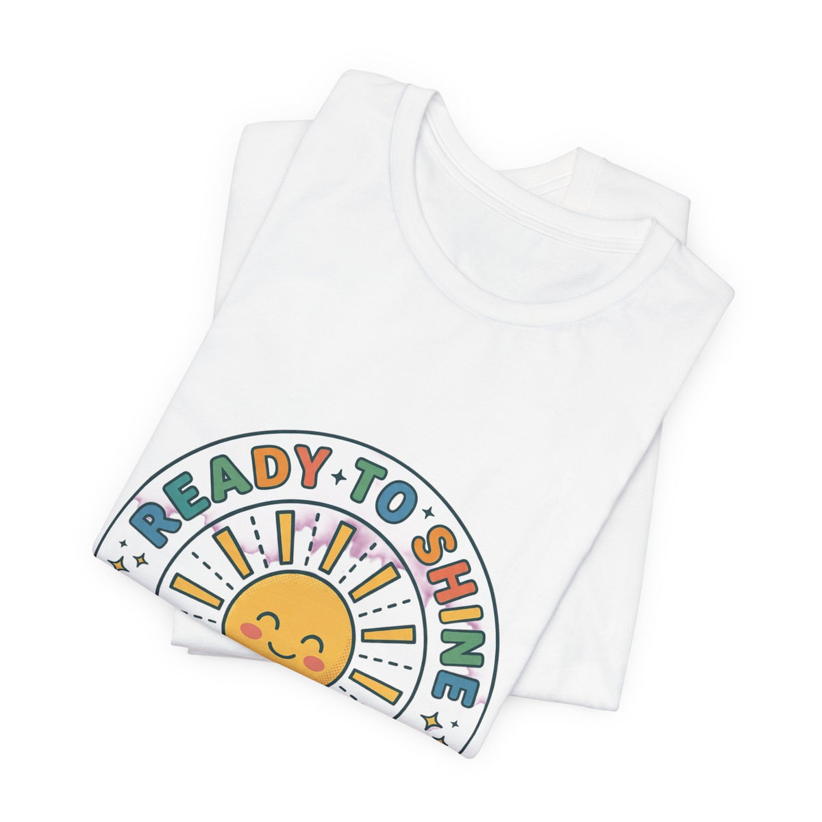 Ready to Shine Sun Graphic Tee | First Day of School, Grade Personalization