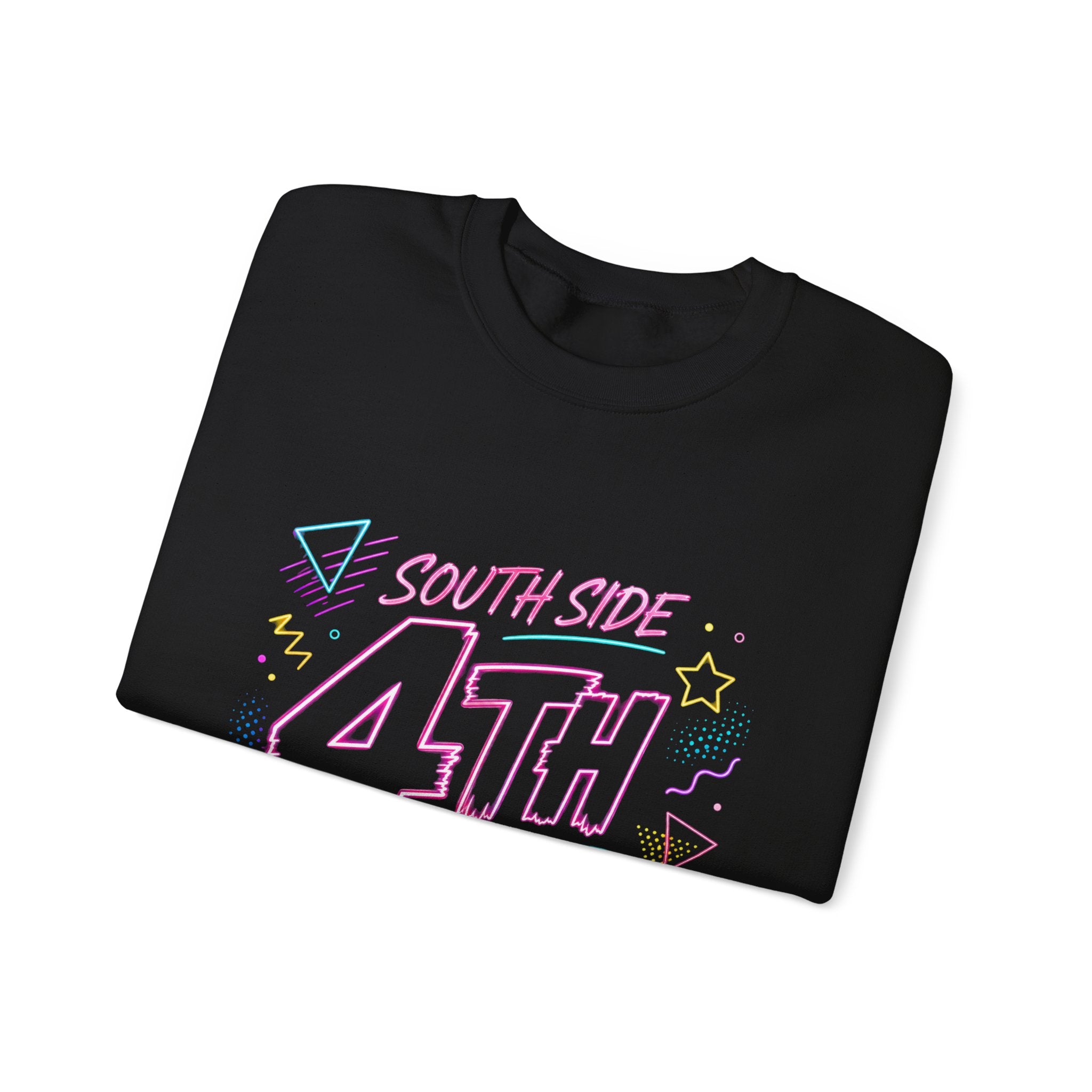 4th Grade Crewneck Sweatshirt — South Side Retro Pastel School Shirt