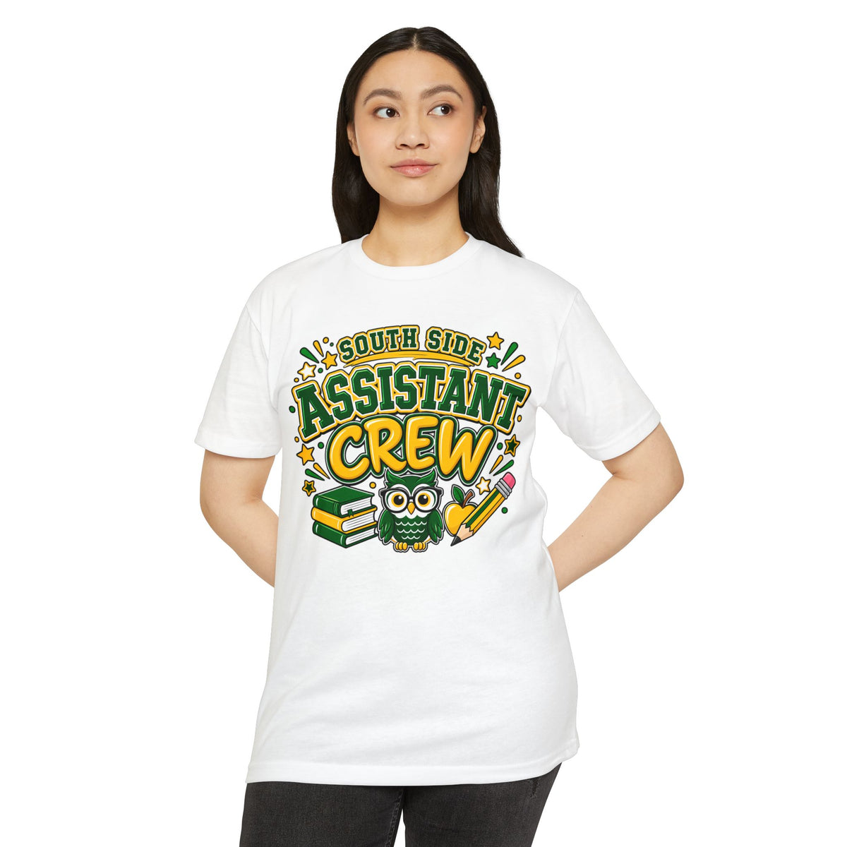 Assistant Crew T-Shirt – South Side School Owl Design