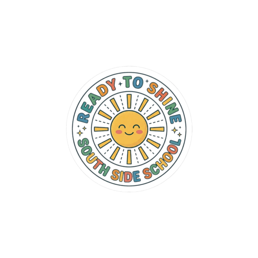 Ready to Shine Sun Sticker | First Day of School, Grade Personalized