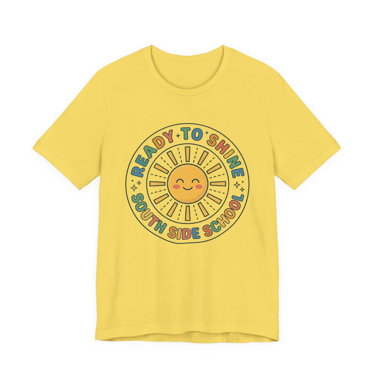 Ready to Shine Sun Graphic Tee | First Day of School, Grade Photo Shirt