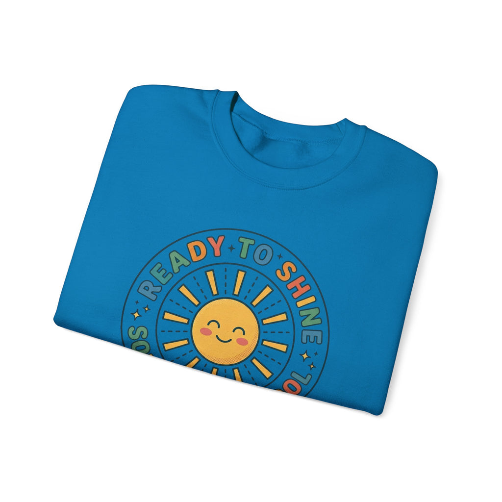 Ready to Shine Sun Graphic Crewneck | First Day of School Sweatshirt