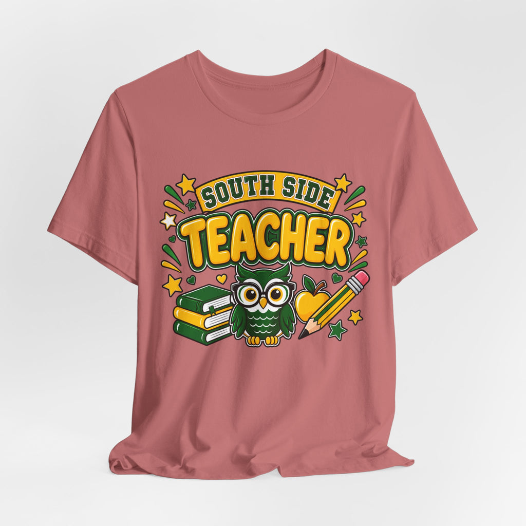 South Side Teacher T-Shirt — Cute Owl