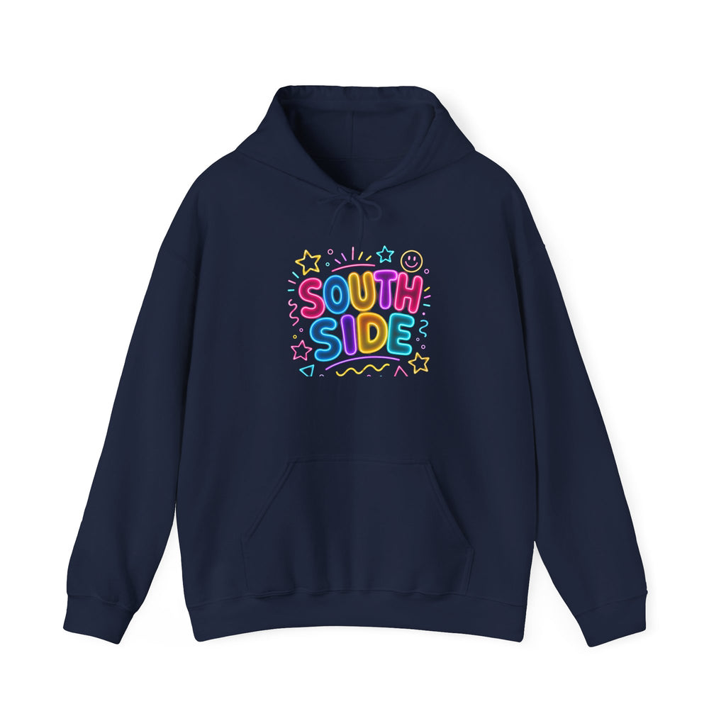 Southside Colorful Pastel Hoodie — "SOUTH SIDE" Cute Graphic Pullover