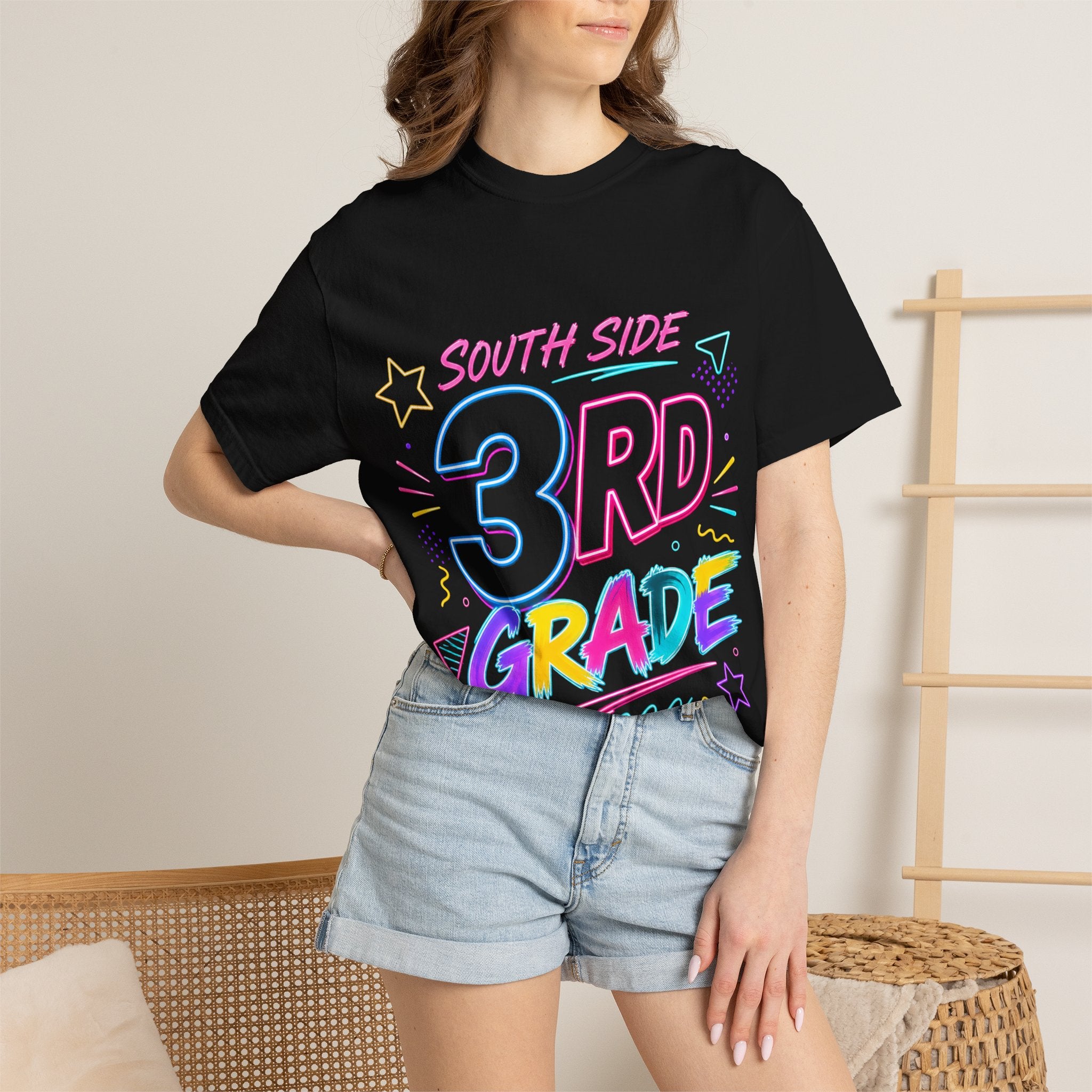 South Side 3rd Grade T-Shirt — Colorful Back-to-School Graphic Tee