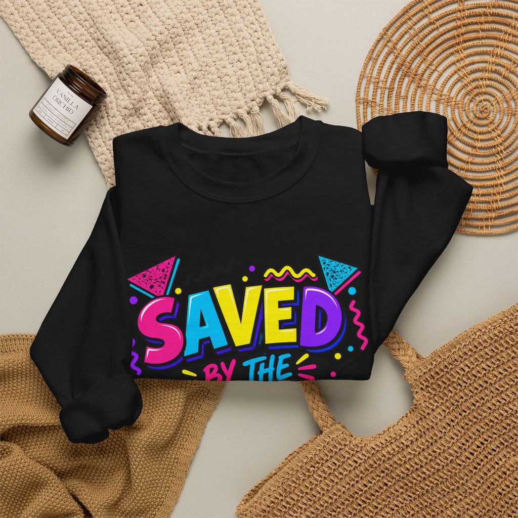 Saved by the Assist Crewneck Sweatshirt — Funny 80s/90s Retro