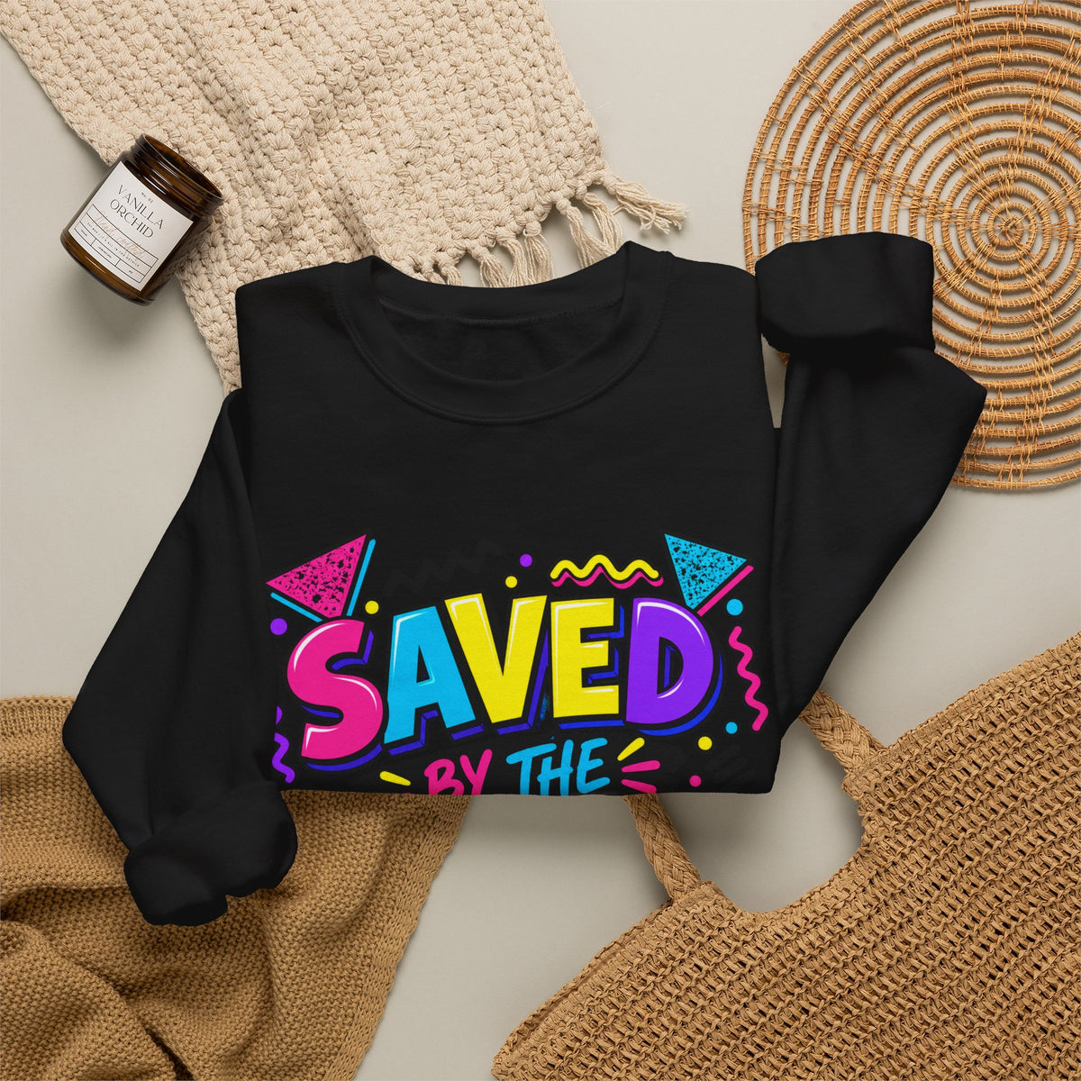 Saved by the Assist Crewneck Sweatshirt — Funny 80s/90s Retro