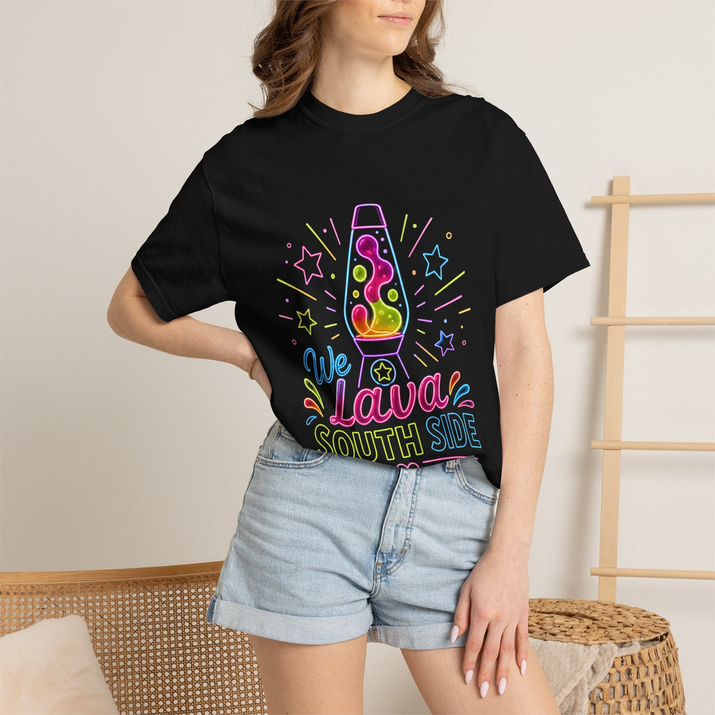 Lava Lamp 'We Lava South Side' T-Shirt — Retro Neon Graphic Tee