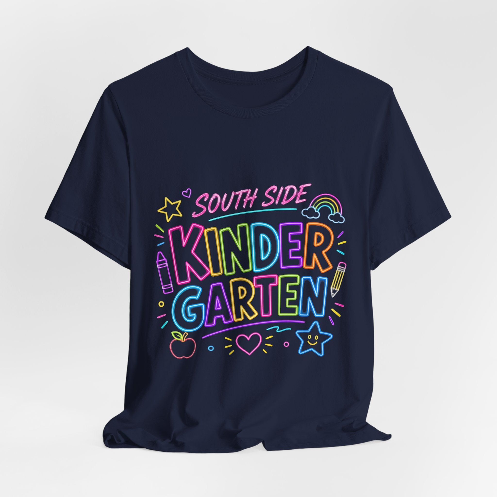 Kindergarten T-Shirt — 'South Side Kindergarten' Cute Pastel Back-to-School Tee
