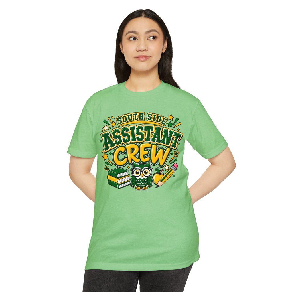 Assistant Crew T-Shirt – South Side School Owl Design