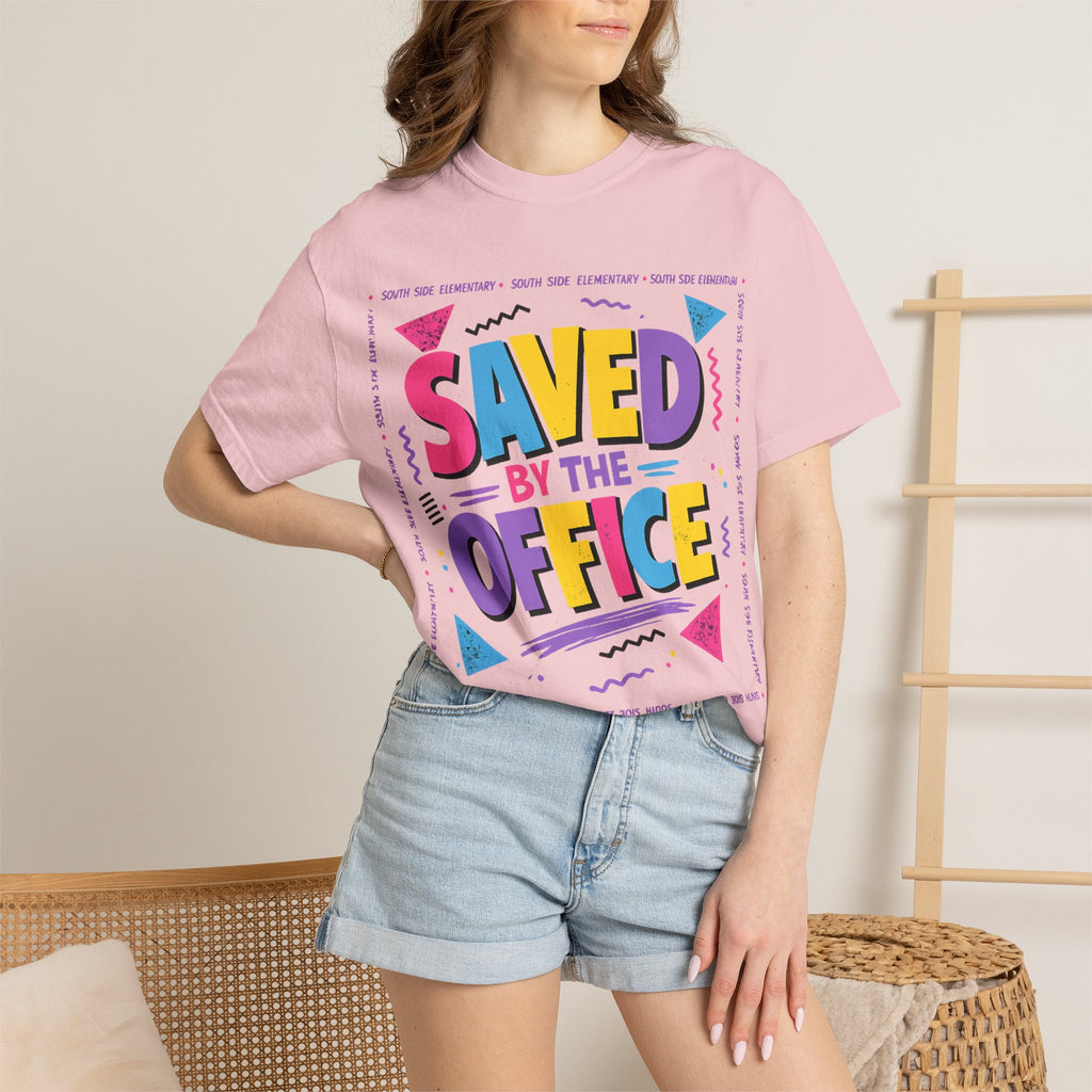 Saved By The Office T-Shirt — 90s Retro Graphic Tee for Office Fans