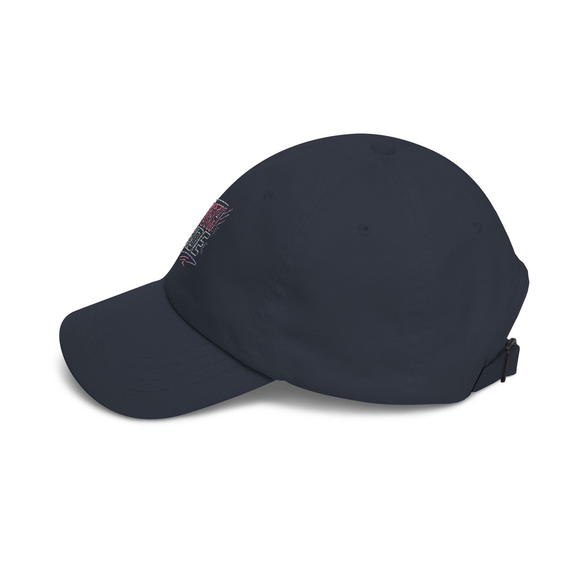 Dad Cap — Retro 'Sister' Script Embroidered White Baseball Hat