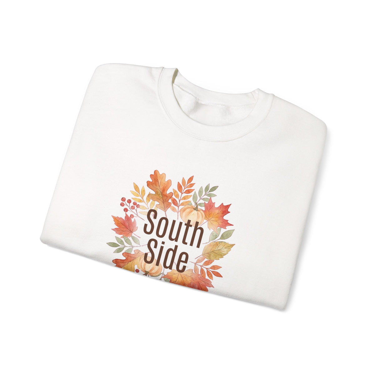 South Side Fall Leaves Crewneck Sweatshirt | Thanksgiving, Harvest