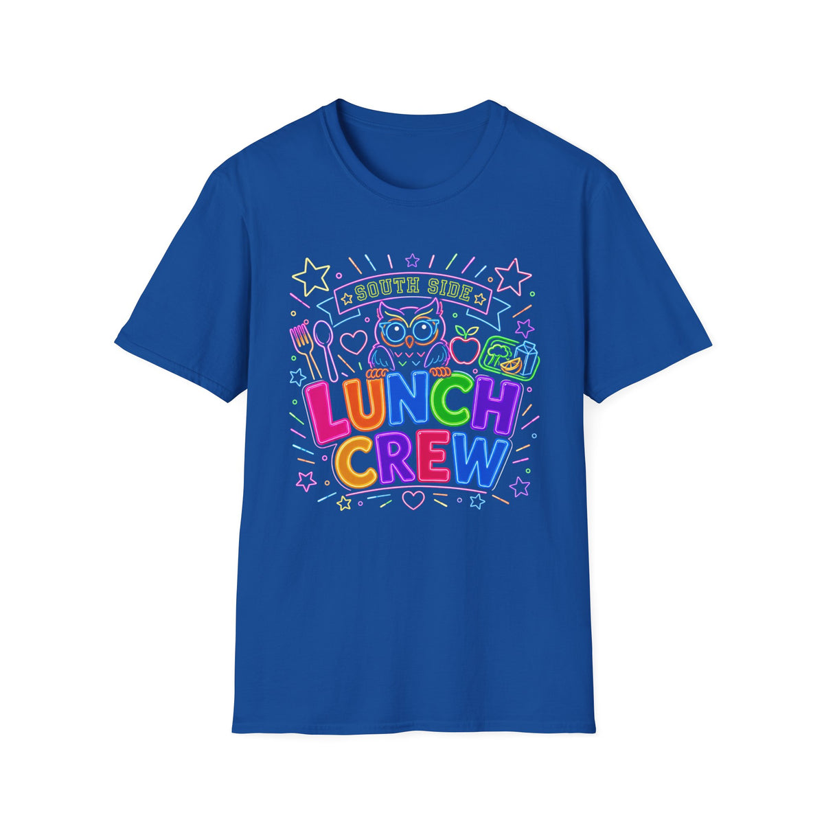 Lunch Crew T-Shirt  Neon Owl