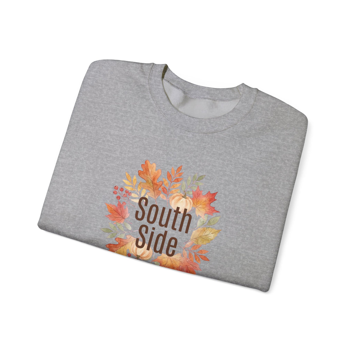 South Side Fall Leaves Crewneck Sweatshirt | Thanksgiving, Harvest