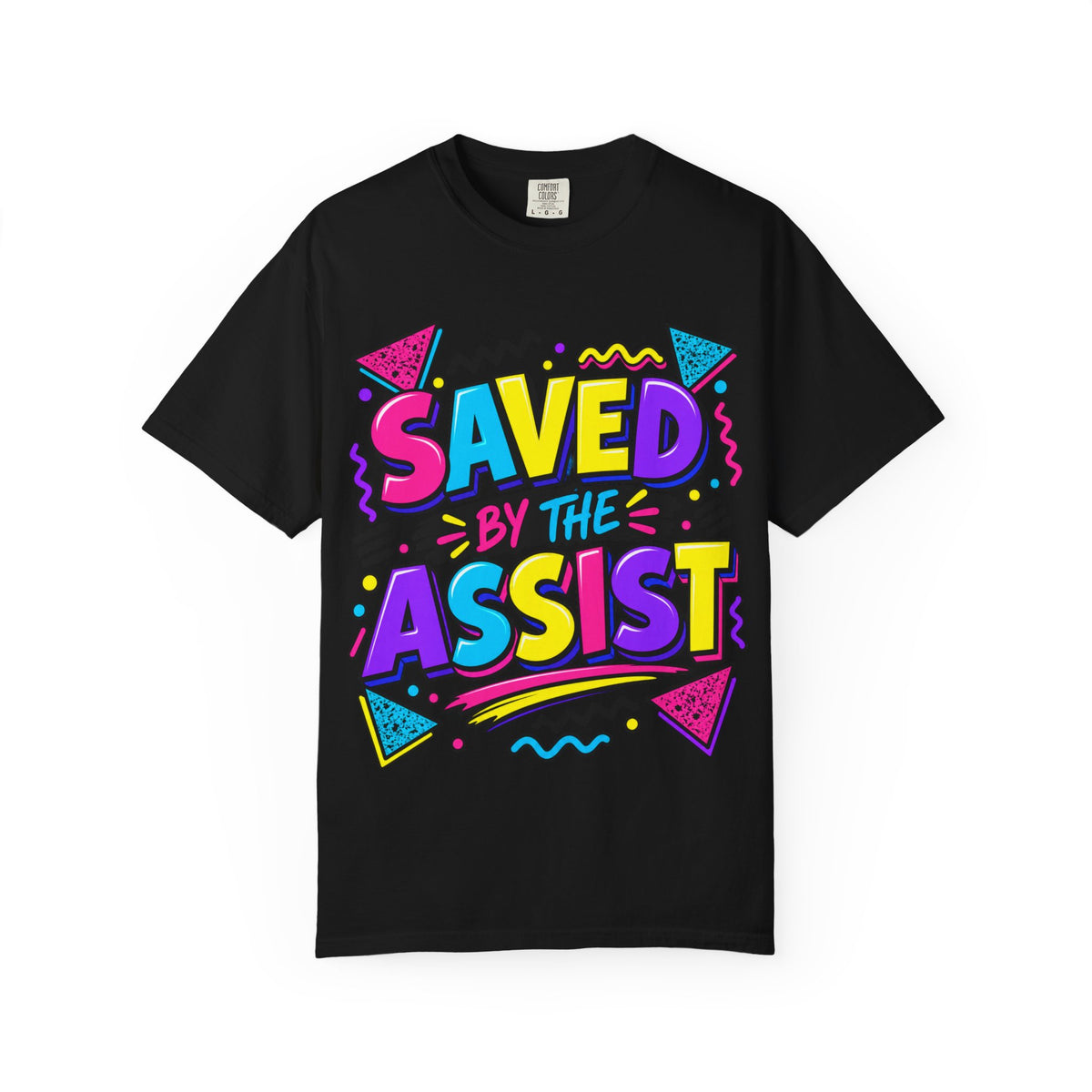 Saved By The Assist T-Shirt — Retro 80s/90s Style