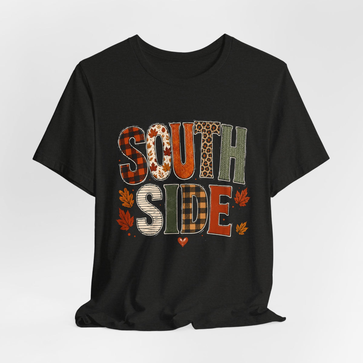 Fall Plaid & Leopard South Side Tee