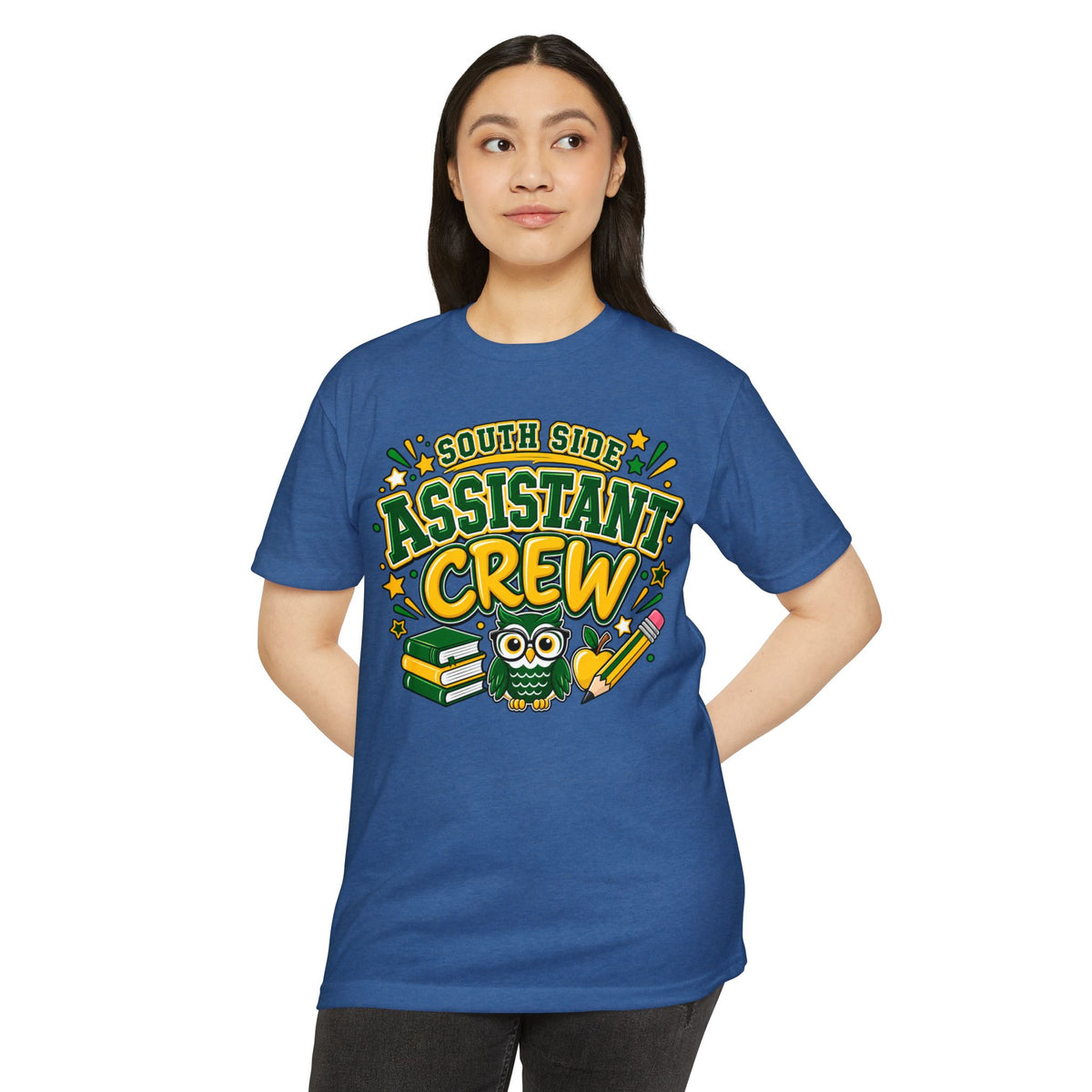 Assistant Crew T-Shirt – South Side School Owl Design
