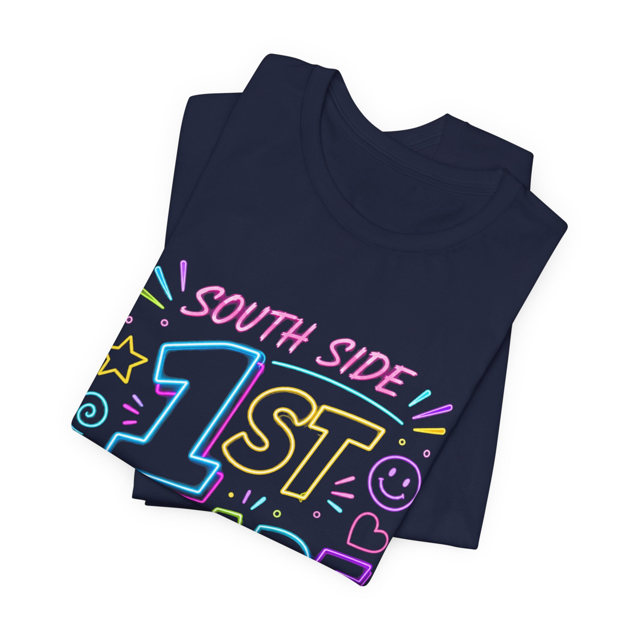 South Side 1st Grade T-Shirt — Colorful Pastel Back-to-School Tee for First Graders