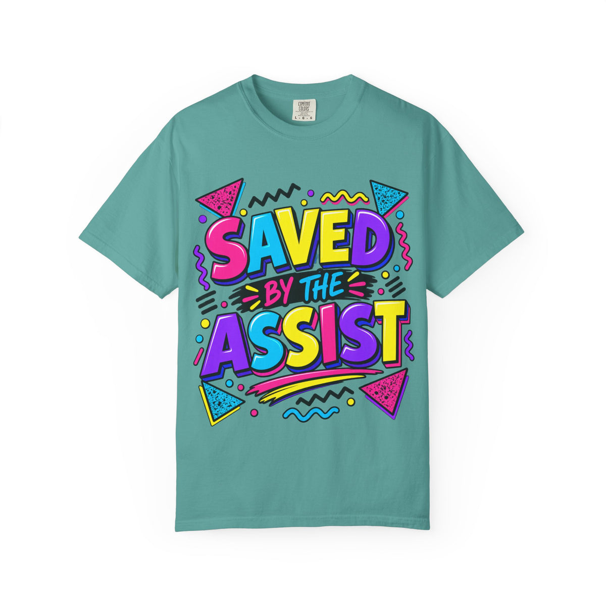 Saved By The Assist T-Shirt — Retro 80s/90s Style