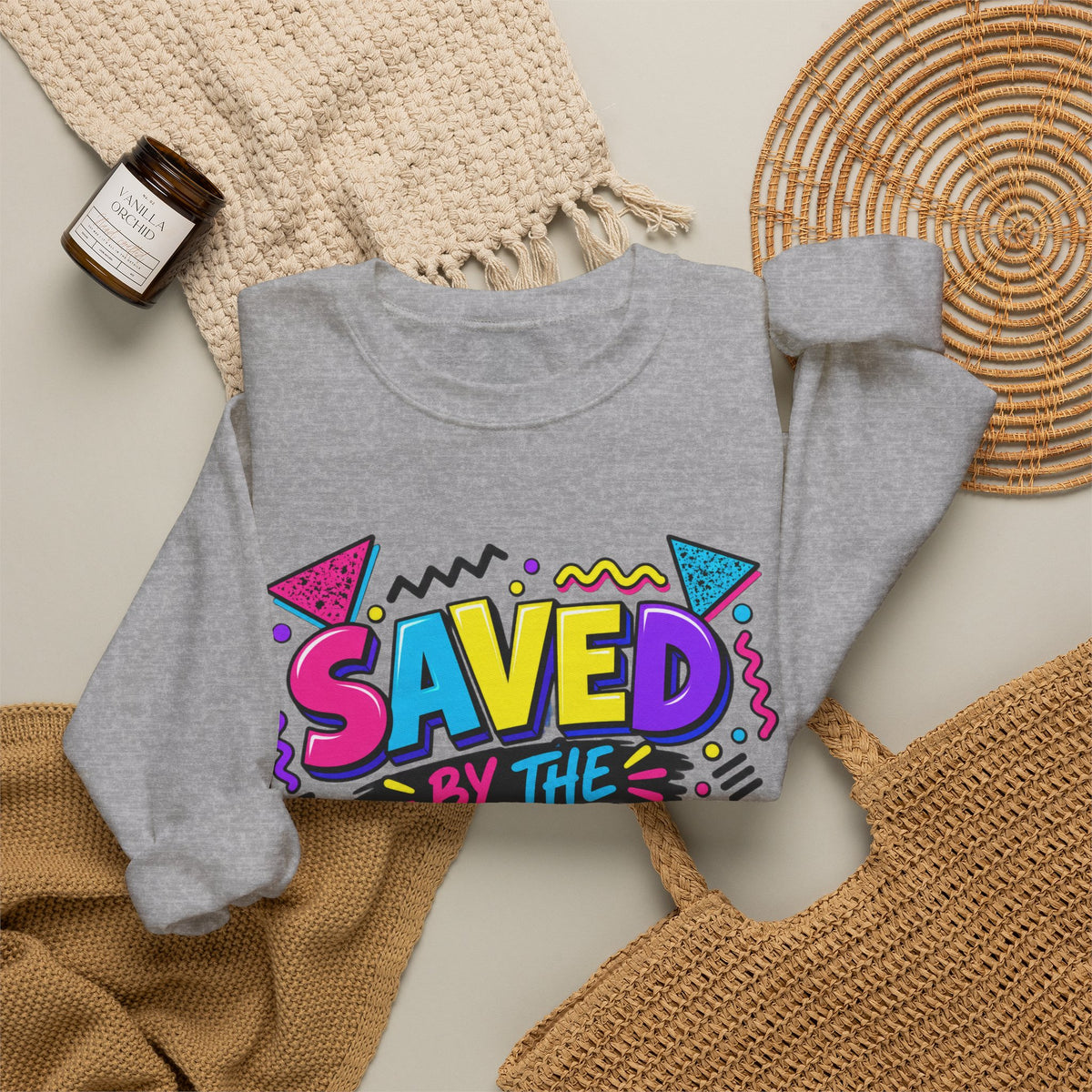 Saved by the Assist Crewneck Sweatshirt — Funny 80s/90s Retro