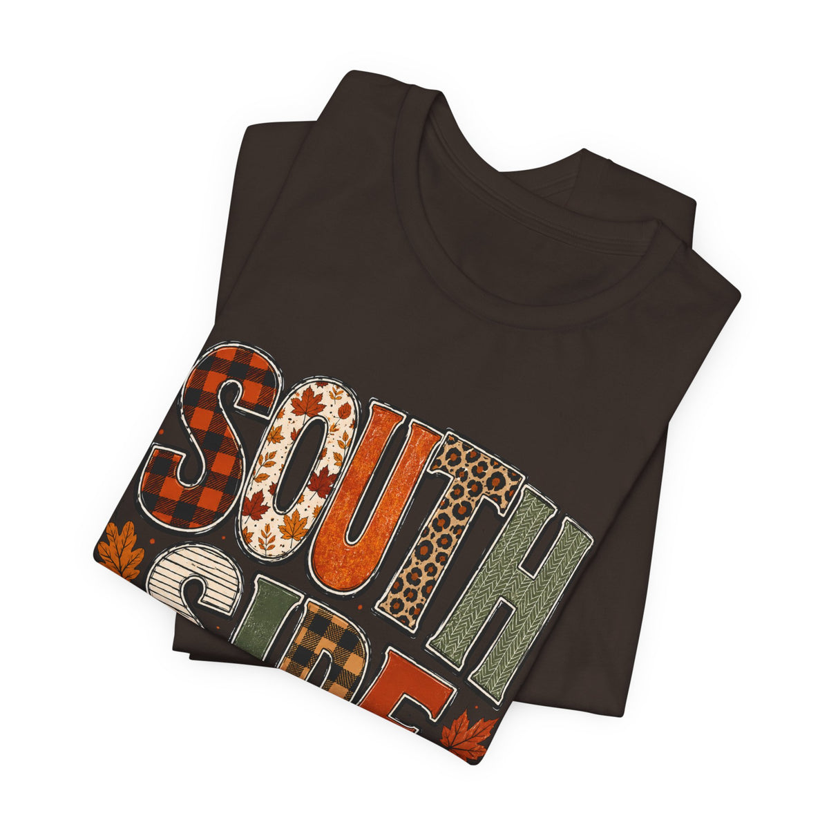 Fall Plaid & Leopard South Side Tee