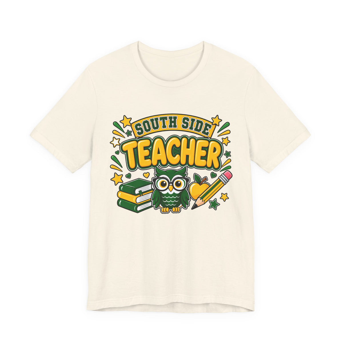 South Side Teacher T-Shirt — Cute Owl