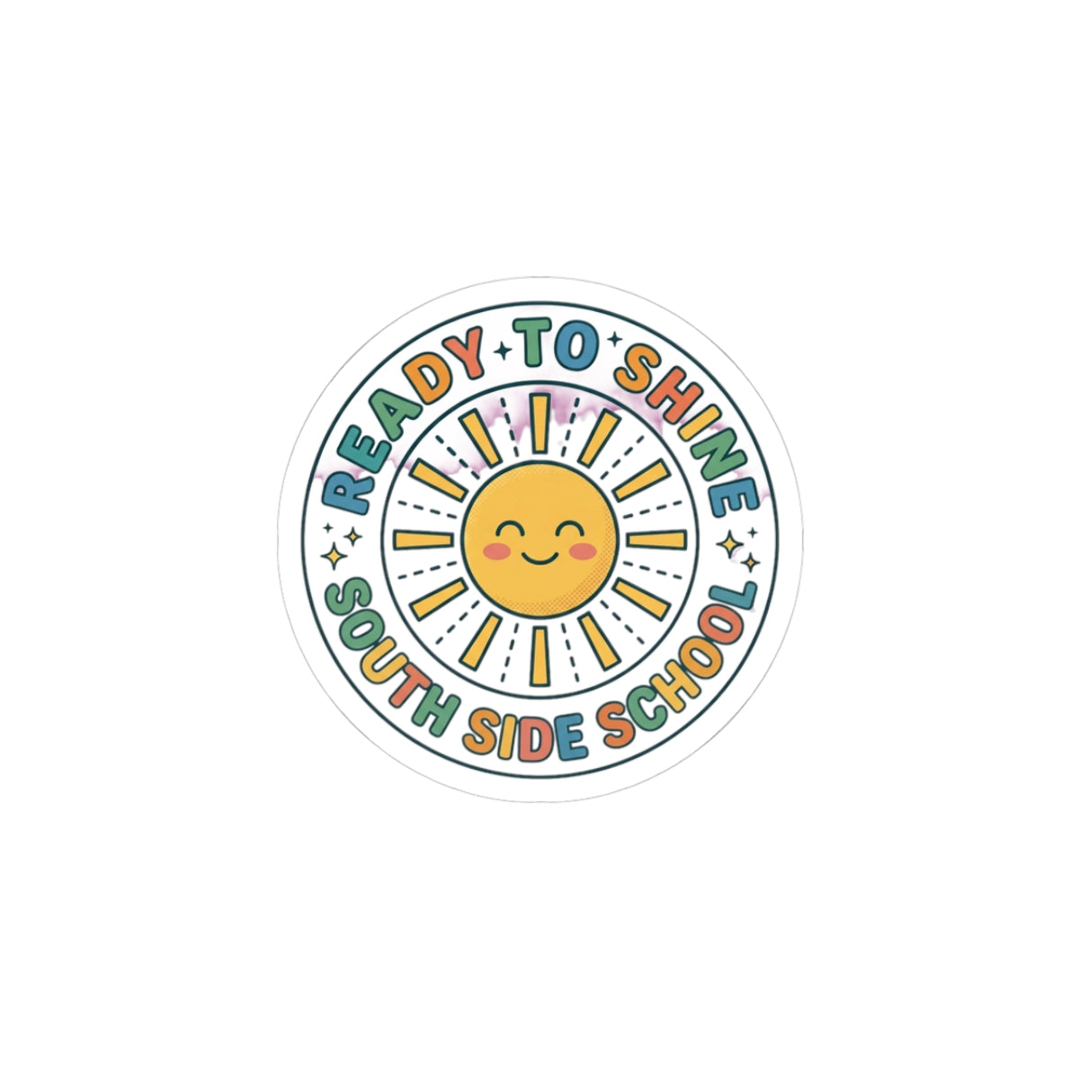 Ready to Shine Sun Sticker | First Day of School, Grade Personalization