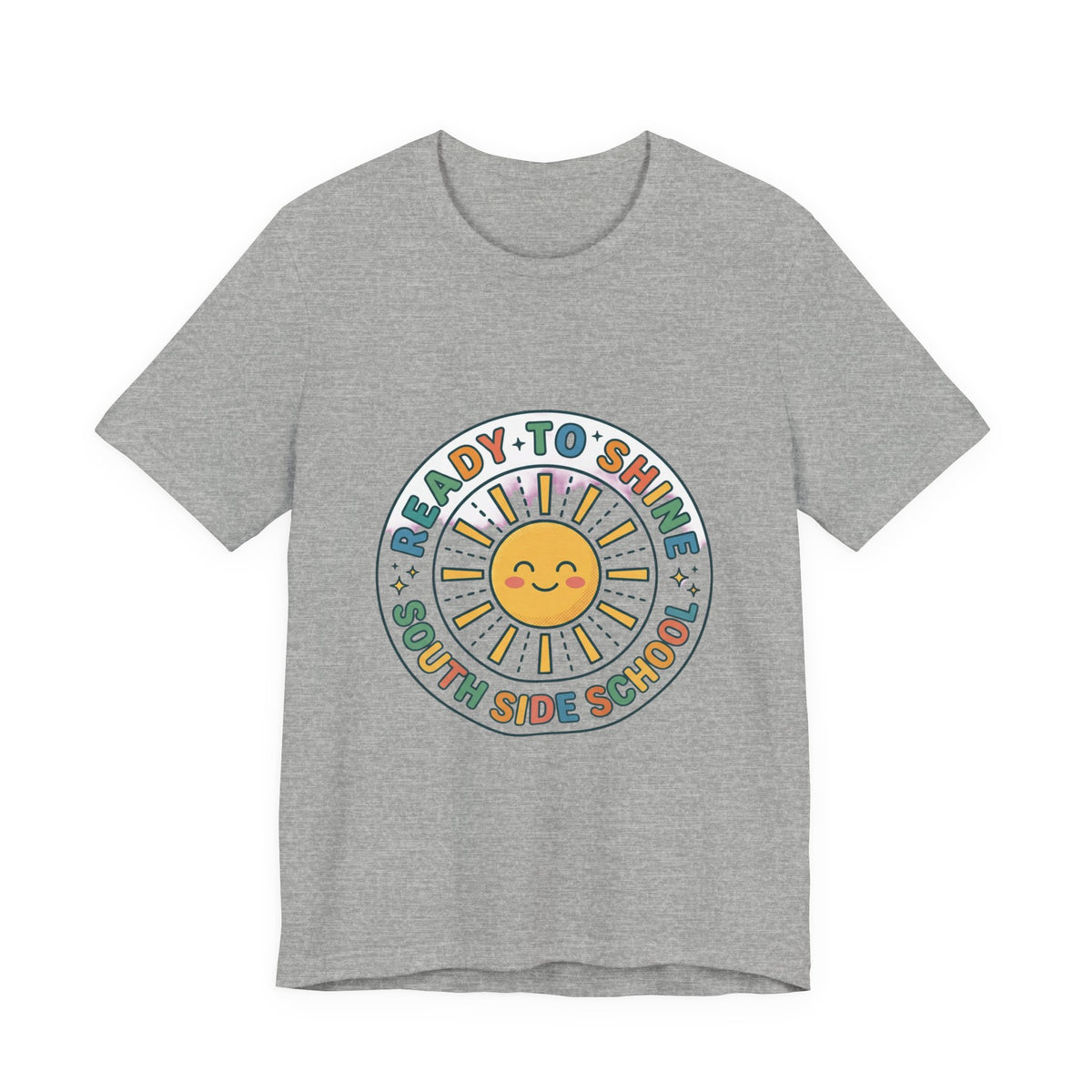 Ready to Shine Sun Graphic Tee | First Day of School, Grade Personalization