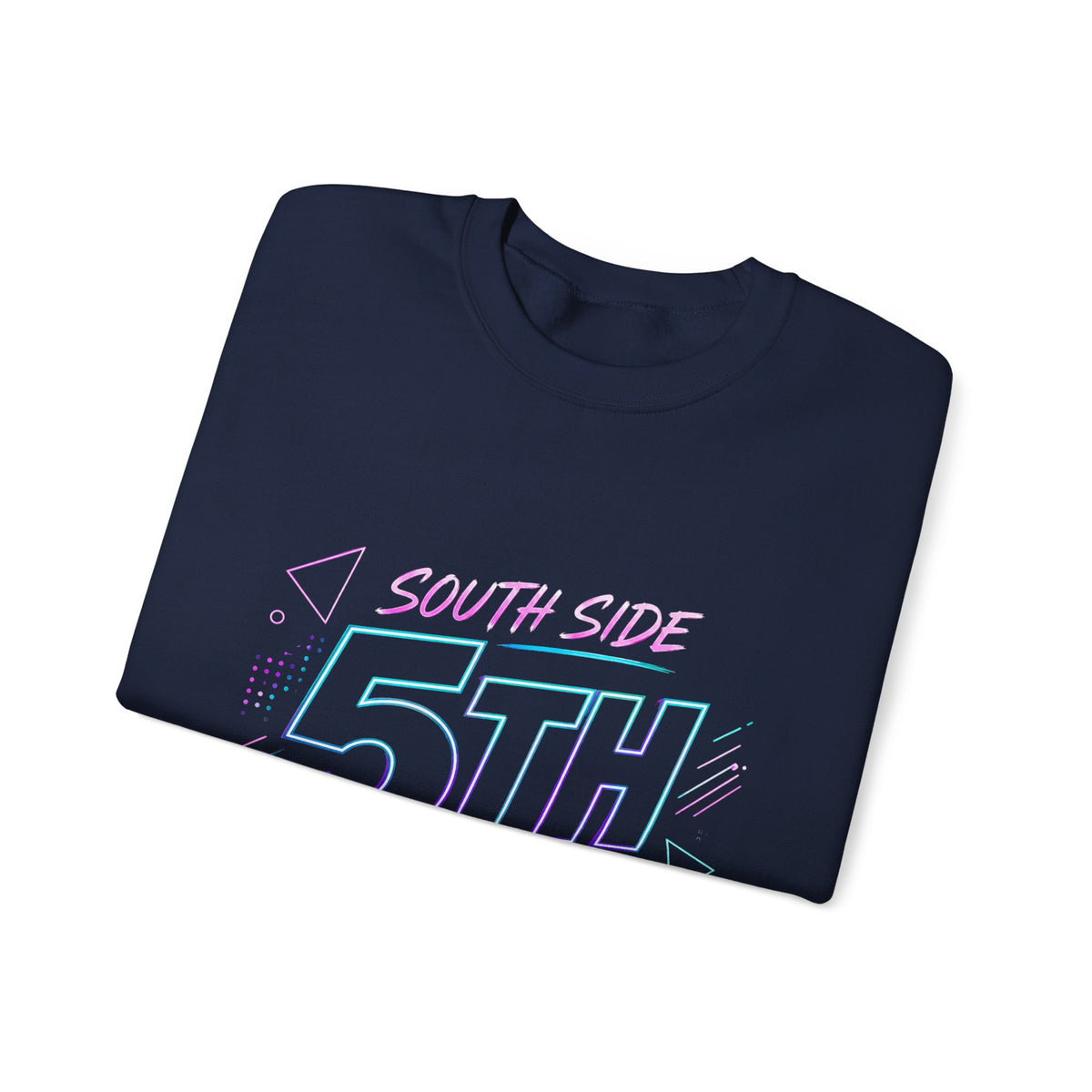 South Side 5th Grade Crewneck Sweatshirt — Retro Pastel School Spirit