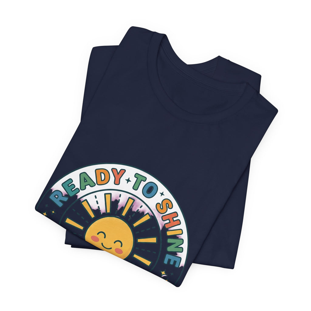 Ready to Shine Sun Graphic Tee | First Day of School, Grade Personalization