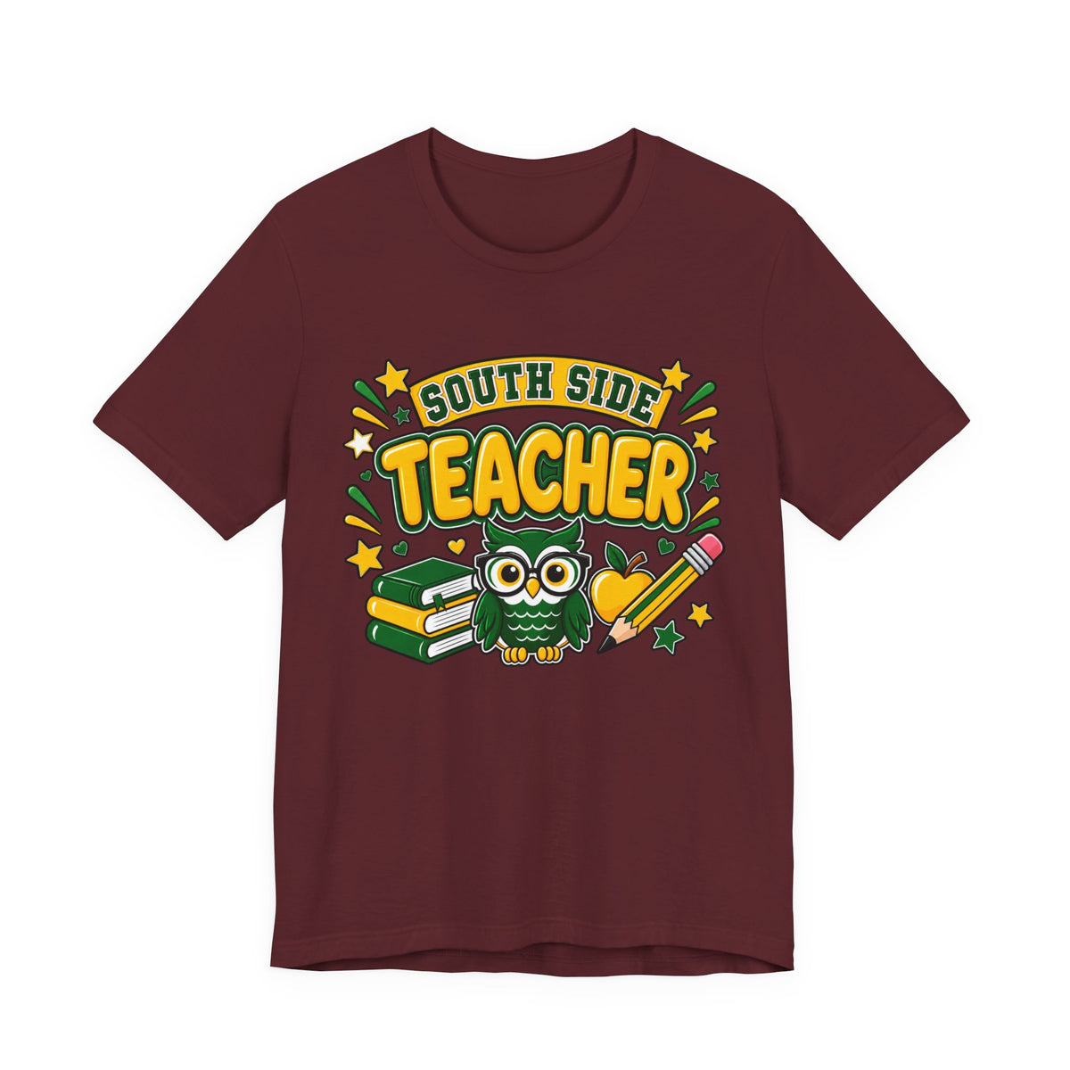 South Side Teacher T-Shirt — Cute Owl