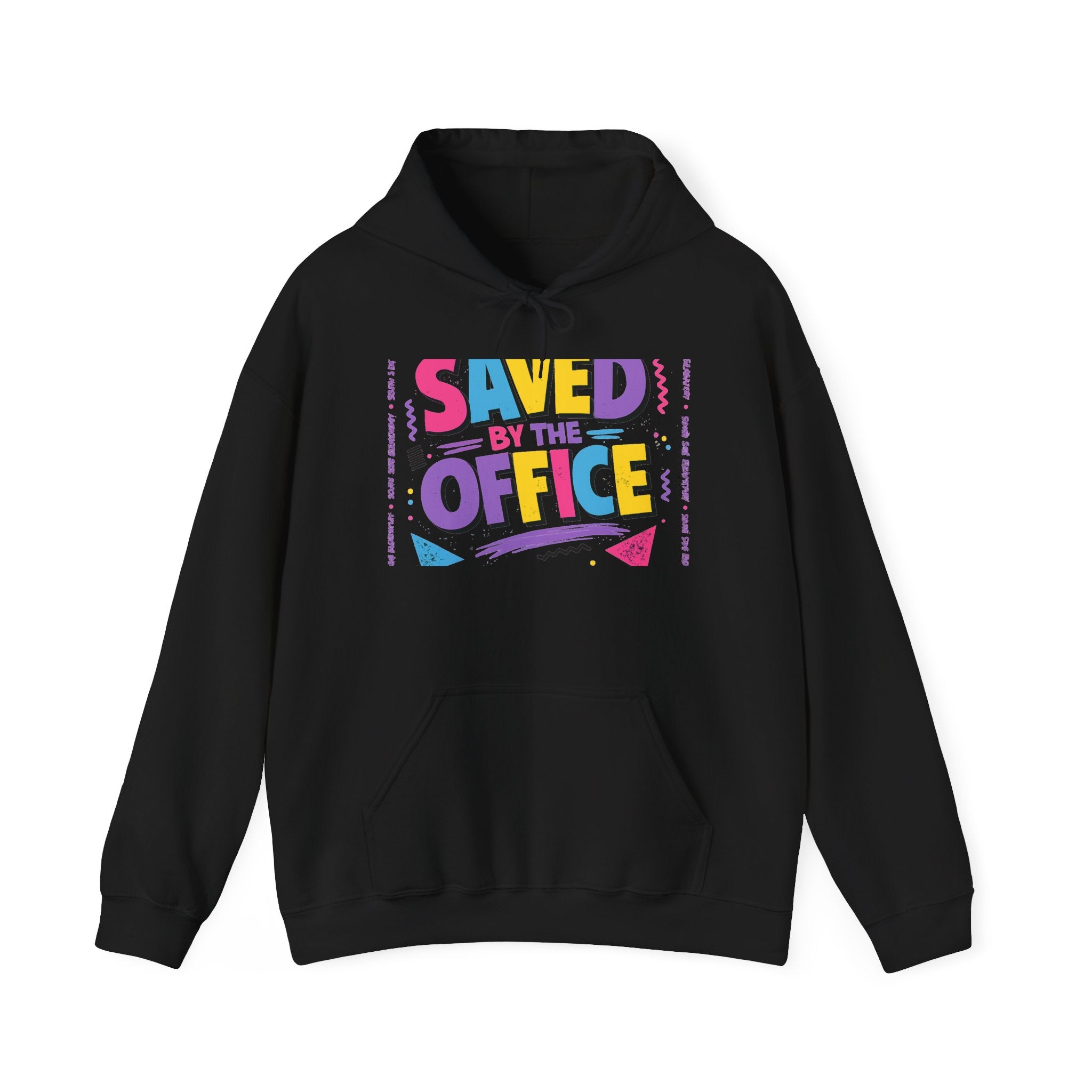 Hoodie — "Saved by the Office" Retro Graphic Pullover